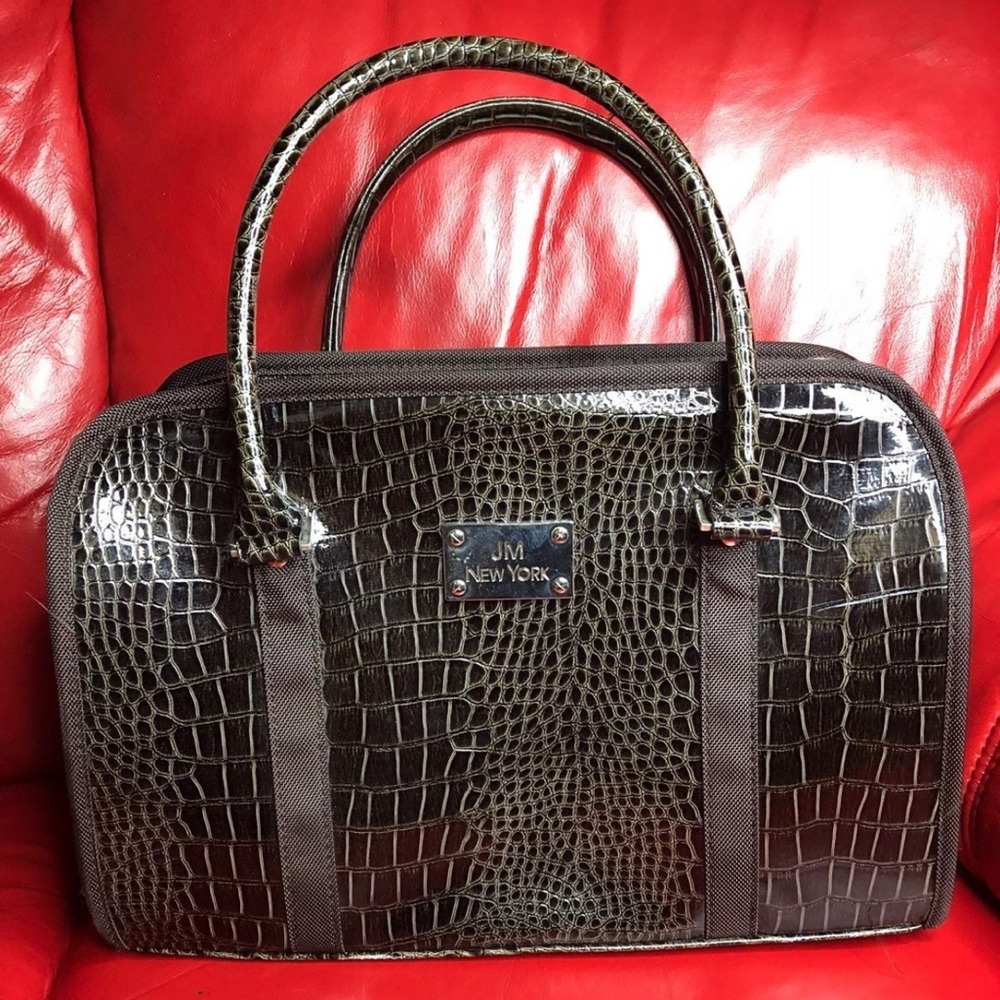 JM collection snake print bag